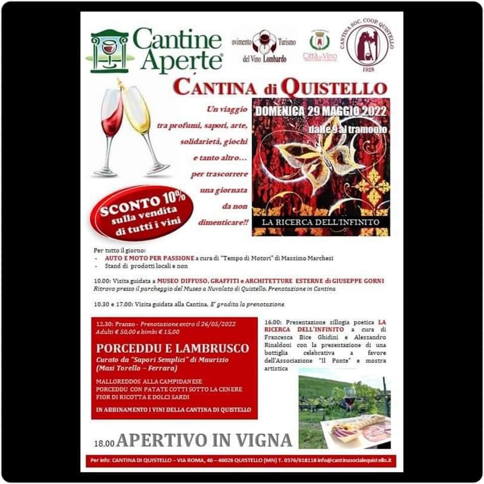 Cantina di Quistello, "La ricerca dell'infinito" premia Il Ponte