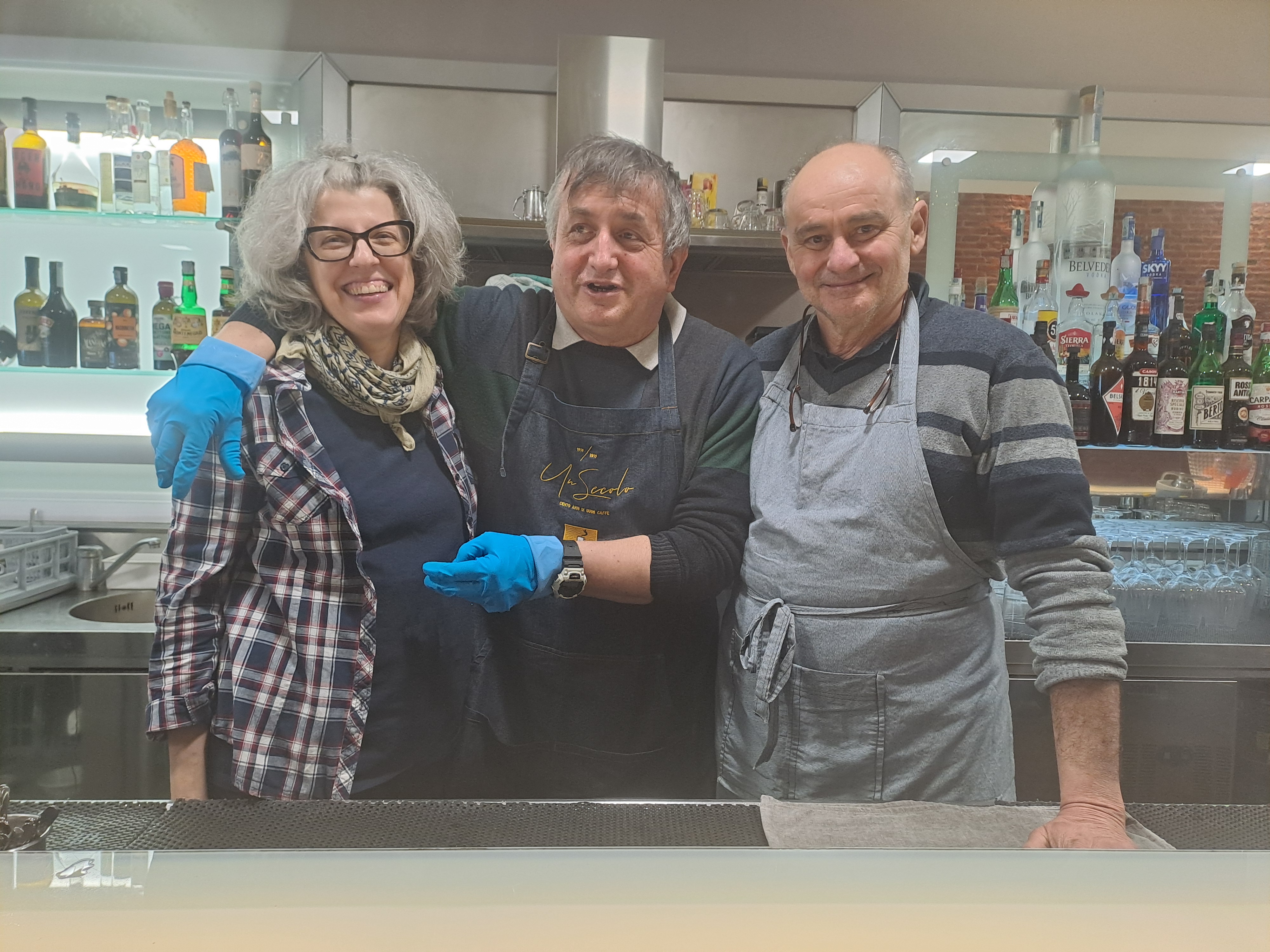 Il tirocinio di Gianluca al bar a Sermide